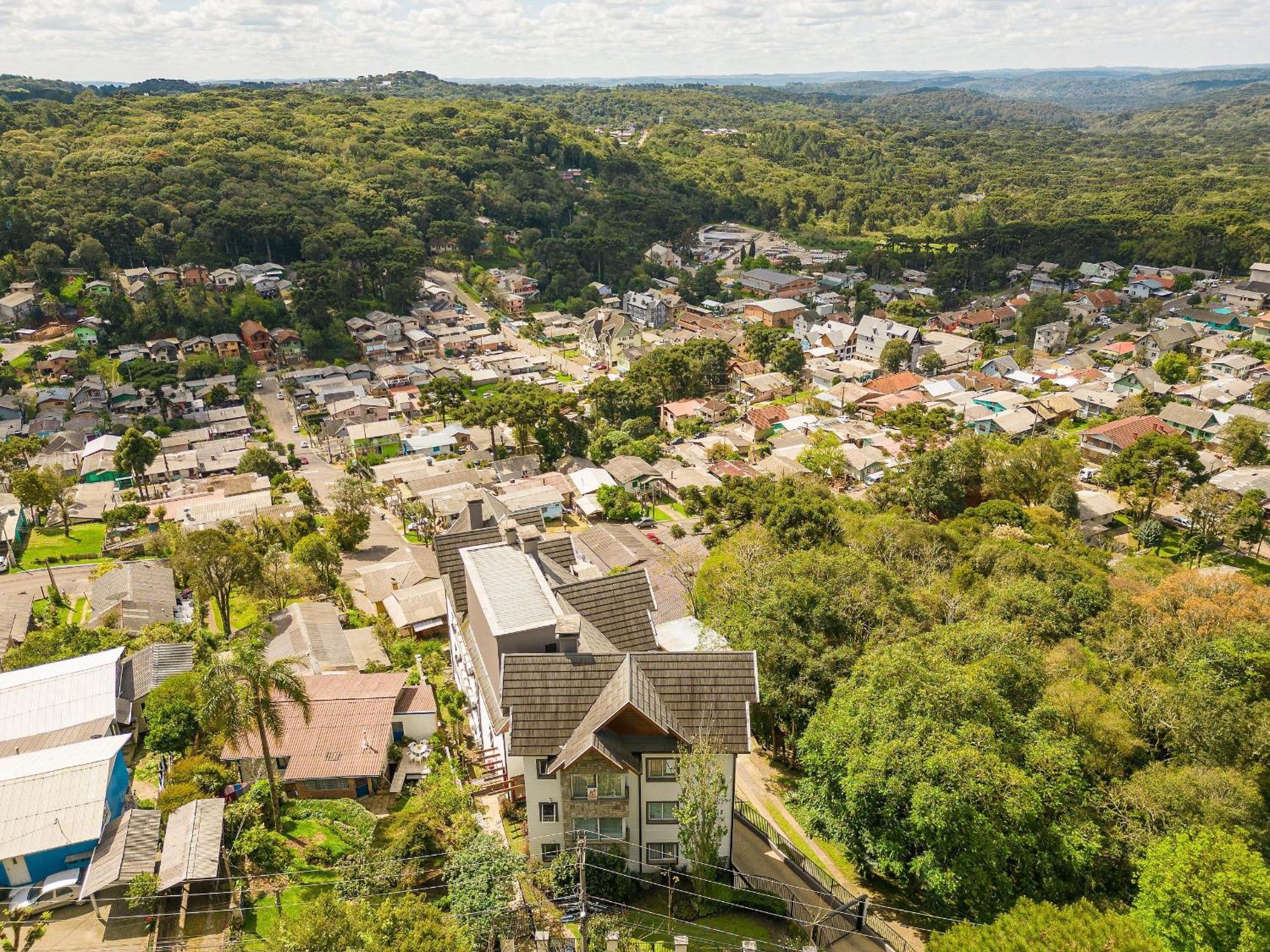 Vista 161 Apto Em Gramado Com Vista Espetacular Exteriér fotografie